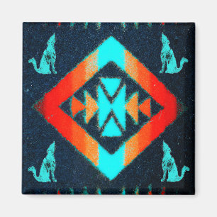 Aimant bleu de coyote