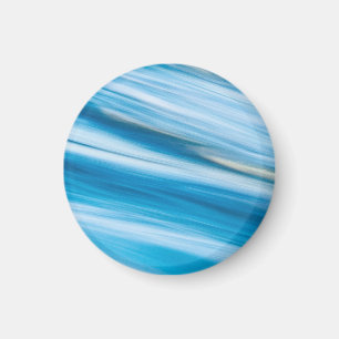 Aimant Bleu de mer Abstrait