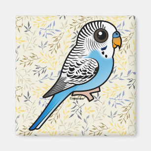 Aimant Bleu de perruche de Birdorable