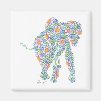 Aimant bleu éléphant