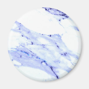 Aimant Bleu et Marbre blanc