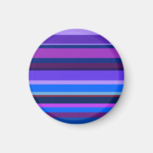Aimant Bleu et violet bandes horizontales