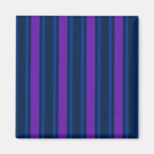 Aimant Bleu et violet bonbons rayés