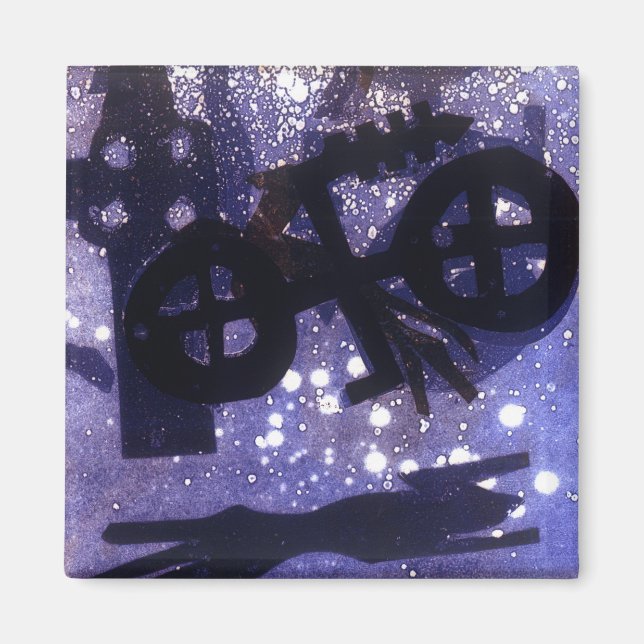 Aimant Bleu foncé (Devant)