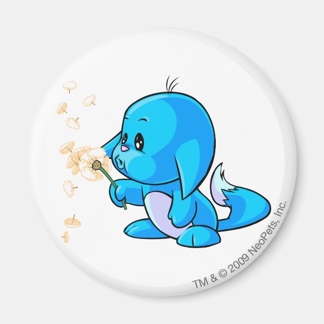 Aimant Bleu Kacheek (Devant)