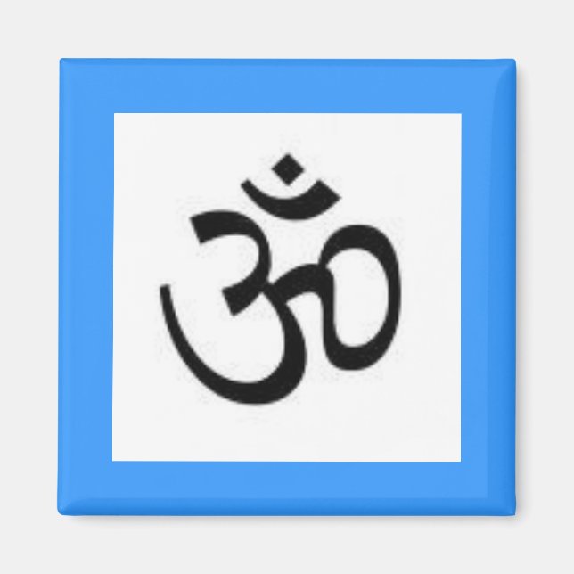 Aimant bleu OHM (Devant)