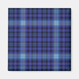 Aimant bleu plaid
