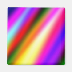 Aimant Bleu rose ombre couleur d'eau abstrait pastel arc-