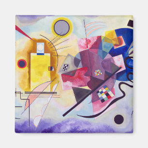 Aimant Bleu rouge jaune, Kandinsky sauvage