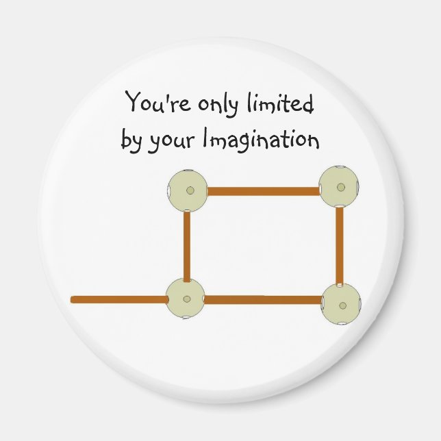 Aimant Blocs de construction en bois (Devant)