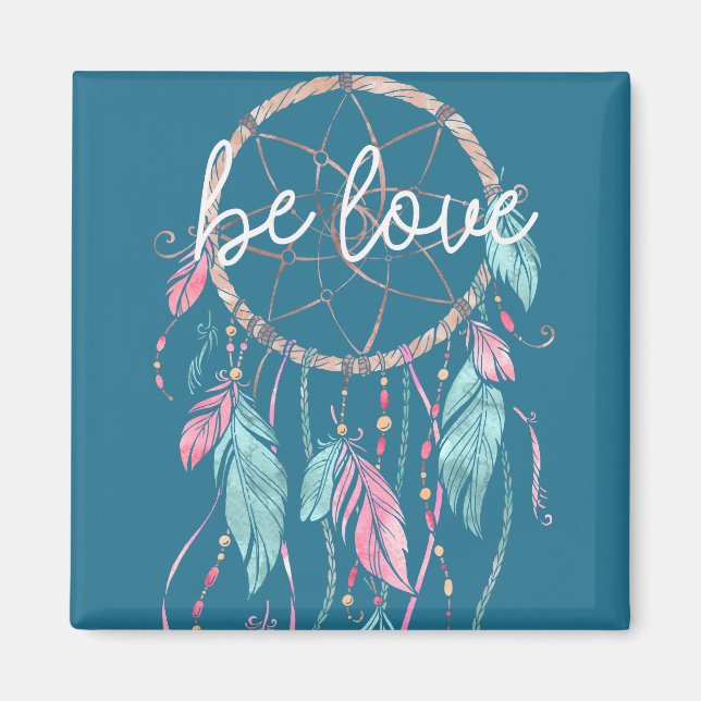 Aimant Blue Be Love Dream Catcher (Devant)