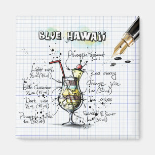Aimant Blue Hawaii