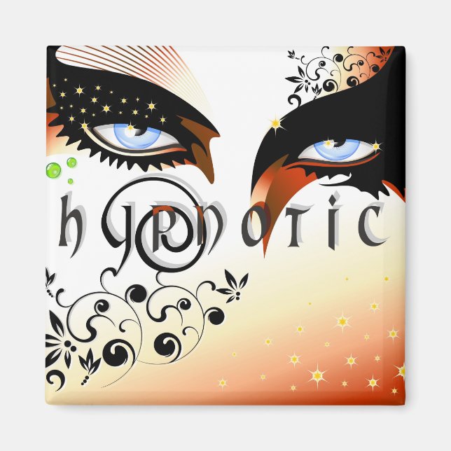 Aimant Blue Hypnotic Eyes se maquiller (Devant)