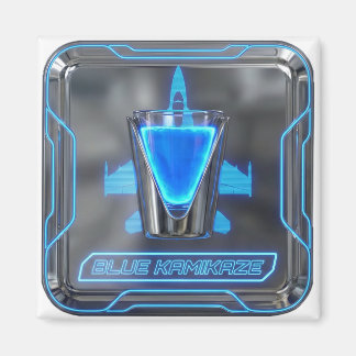Aimant Blue Kamikaze Shot de Vodka