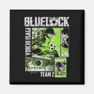Aimant Blue Lock Yoichi Isagi Panneaux de football divisé