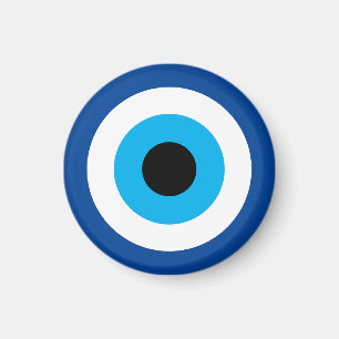 Aimant Blue Mati Evil Eye chance & protection symbole cha