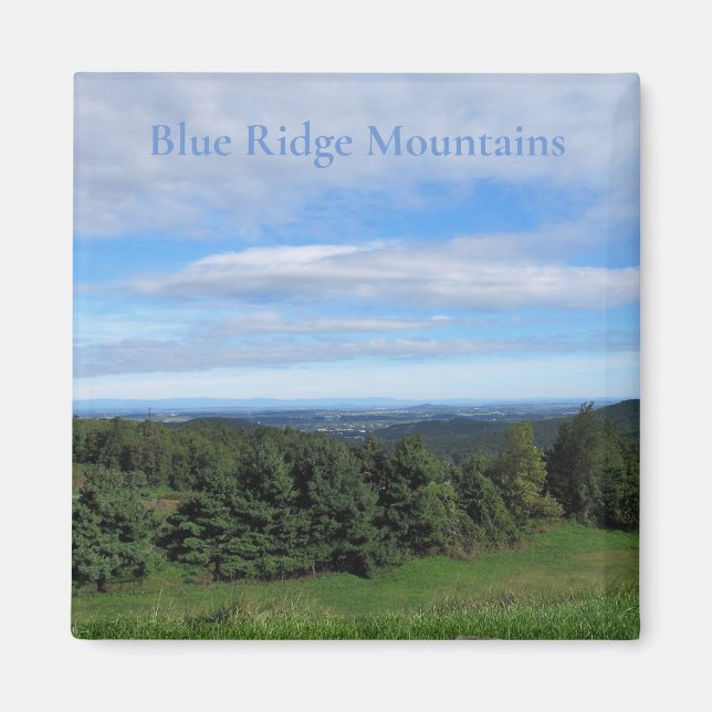 Aimant Blue Ridge Mountains (Devant)