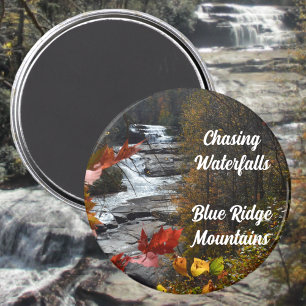 Aimant Blue Ridge Mountains Triple Falls NC