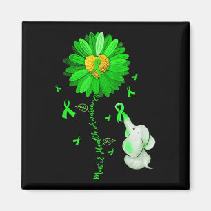 Aimant Blue Sunflower Elephan Outdoor Propage Santé menta