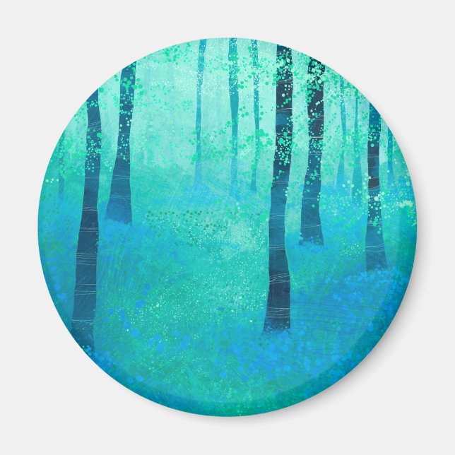 Aimant Bluebell Woodland (Devant)