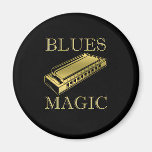 Aimant Blues Magic Instrument Harmonica Music Sound Cadea