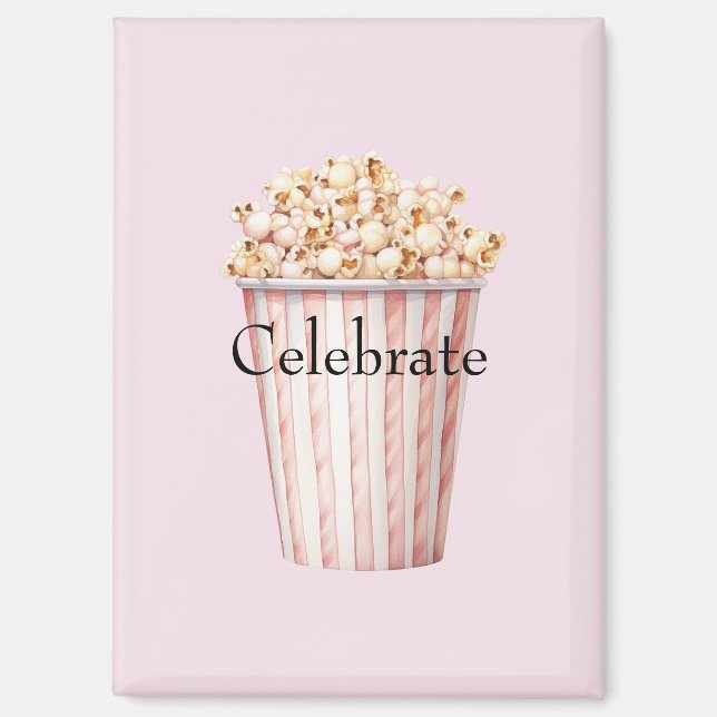 Aimant Blush Movie Time Popcorn (Recto)