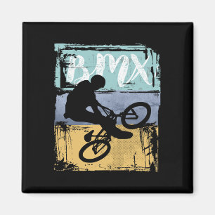 Aimant BMX Tee - Vintage Retro BMX Bike Rider