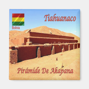 Aimant BO - Bolivie - Tiahuanaco - Pyramide Akapana