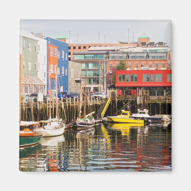 Aimant Boats Moored | Portland, Maine (Devant)