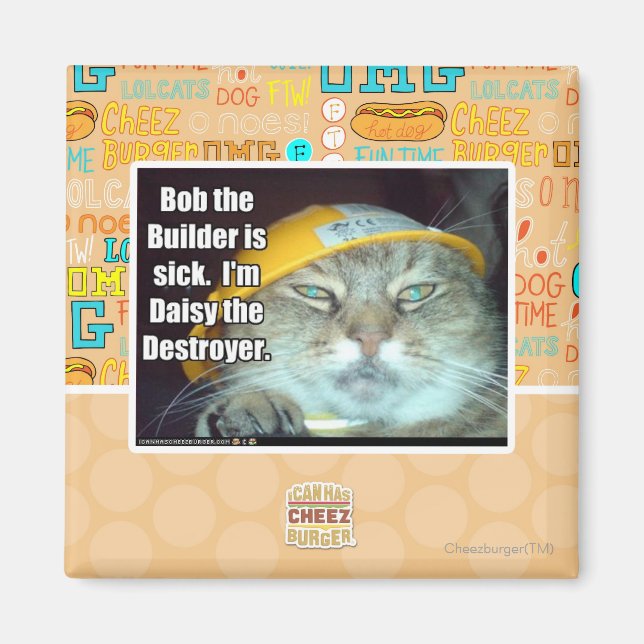 Aimant Bob le Builder est malade (Devant)