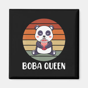 Aimant Boba Queen Buble Tea Japonais Cute Panda Anime Ka