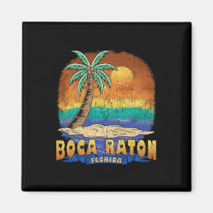 Aimant Boca Raton Floride Vintage Souvenir détendu