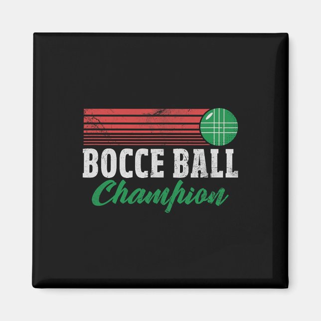 Aimant Bocce Byll Champion Italian Bocci Player Champ Dis (Devant)