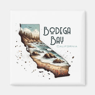 Aimant Bodega Bay California Souvenir Cadeau