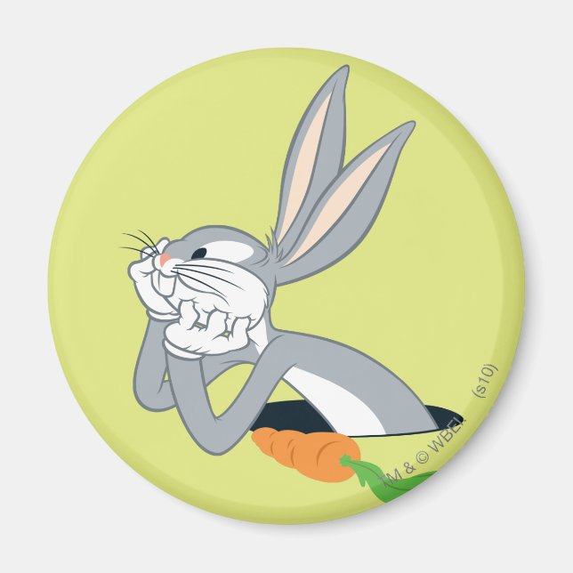 Aimant BOGS BUNNY™ avec carotte (Devant)