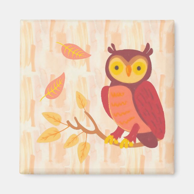 Aimant Bois d'automne (Devant)