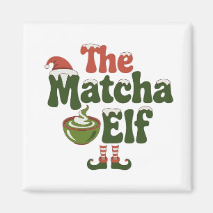 Aimant Boisson de Noël magique de l'Elfe de Matcha