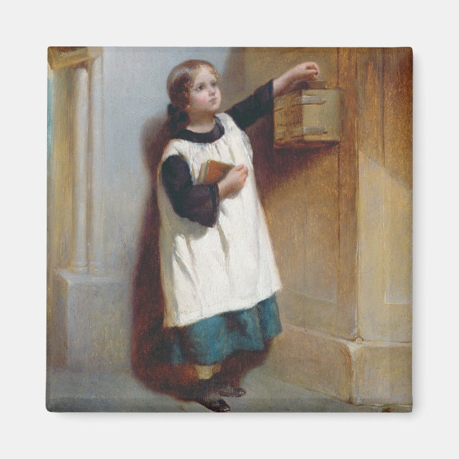 Aimant Boîte de collecte (huile sur panneau) (Devant)