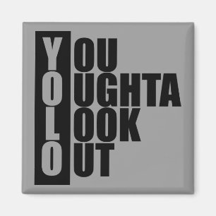 Aimant Boîte verticale YOLO
