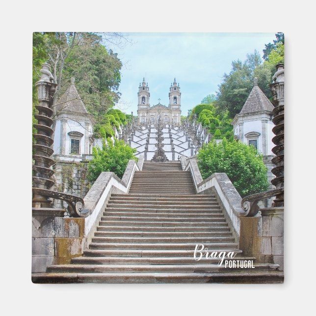 Aimant Bom Jesus de Braga Sanctuaire catholique, Portugal (Devant)