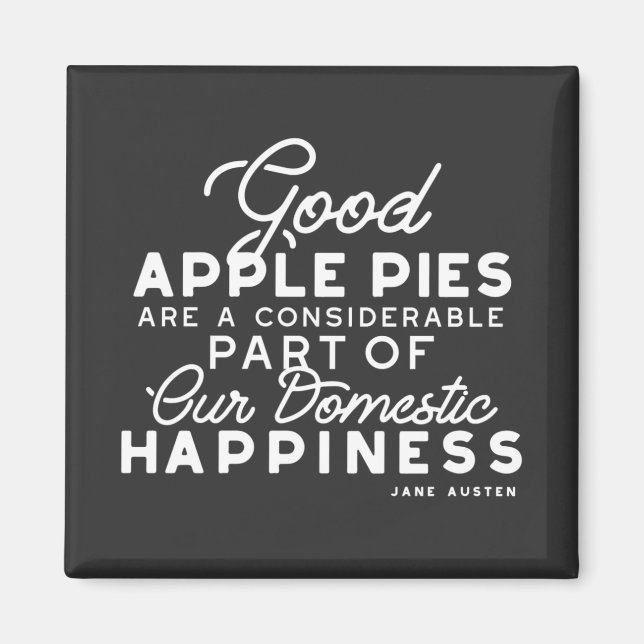 Aimant Bon devis Apple Pies (Devant)