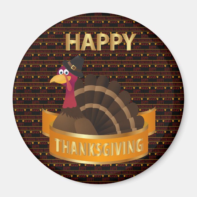Aimant Bon thanksgiving meilleur (Devant)