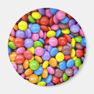 Aimant Bonbons : confiserie colorée