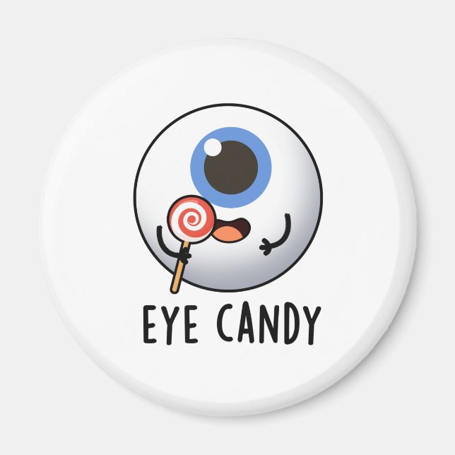 Aimant Bonbons pour yeux amusant jeu d'yeux (Devant)