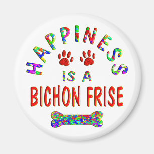 Aimant Bonheur de Bichon