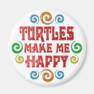 Aimant Bonheur des tortues