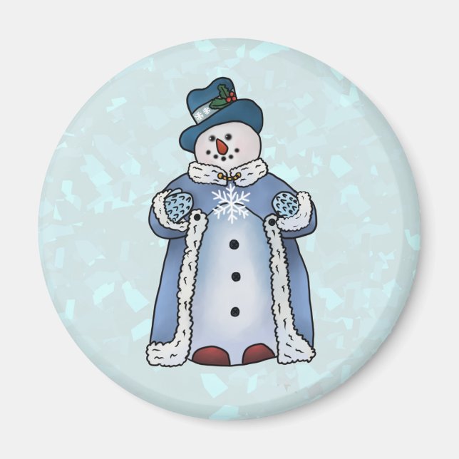 Aimant Bonhomme de neige (Devant)