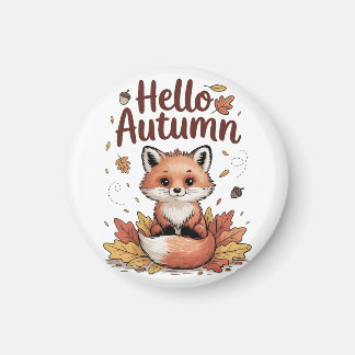 Aimant Bonjour Automne