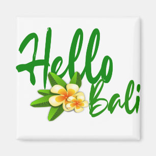 Aimant Bonjour Bali