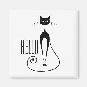Aimant Bonjour Cat